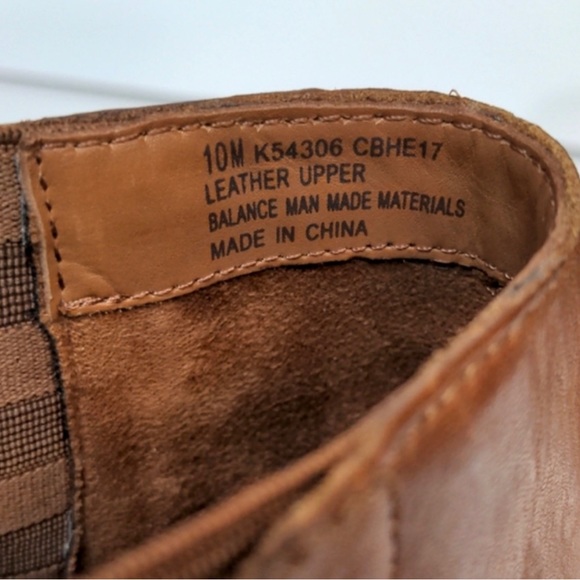 NWOT Kork-Ease Mindo Brown Leather Ankle Booties Chelsea Boots Heeled Size 10 - Picture 10 of 13